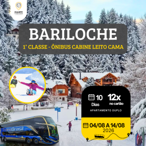 BARILOCHE COM BUENOS AIRES - RODOVIÁRIO 01° CLASSE.